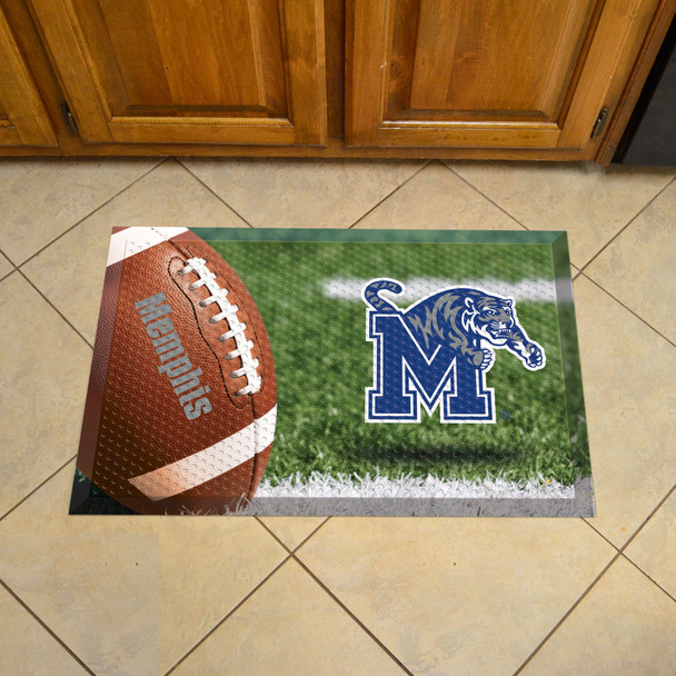 Memphis Tigers Rubber Scraper Door Mat Memphis Tigers Rubber Scraper Door Mat