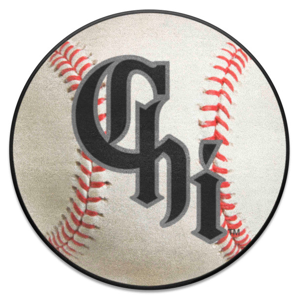 Chicago White Sox Baseball Rug Southside City Connect - 27in. Diameter "Chi"