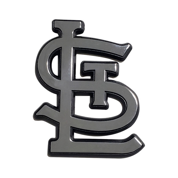 St. Louis Cardinals 3D Chrome Metal Emblem STL Cap Logo