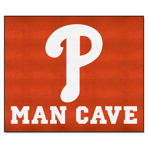 Philadelphia Phillies Man Cave Tailgater Rug - 5ft. x 6ft. Phillies Bell Primary Logo