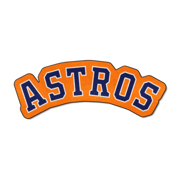 Houston Astros Mascot Rug "Astros" Wordmark "Astros" Jersey Lettering