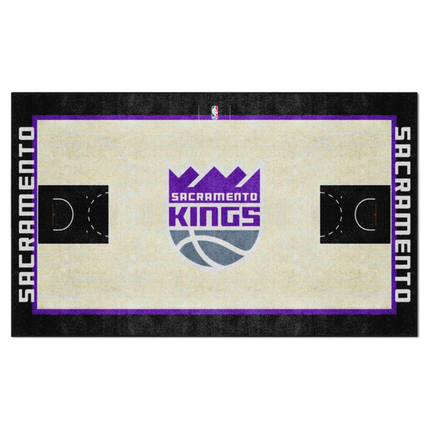 Sacramento Kings 6 ft. x 10 ft. Plush Area Rug Kings Crown Primary Logo