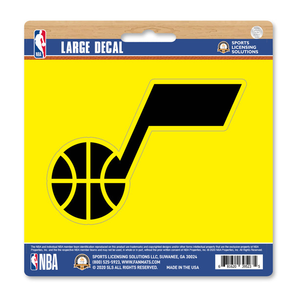 Utah Jazz Large Decal Sticker Music Note Primary Logo