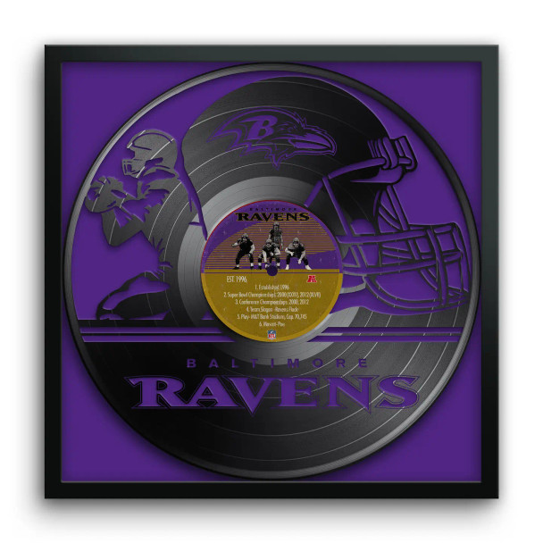 Baltimore Ravens Vinyl Record Print