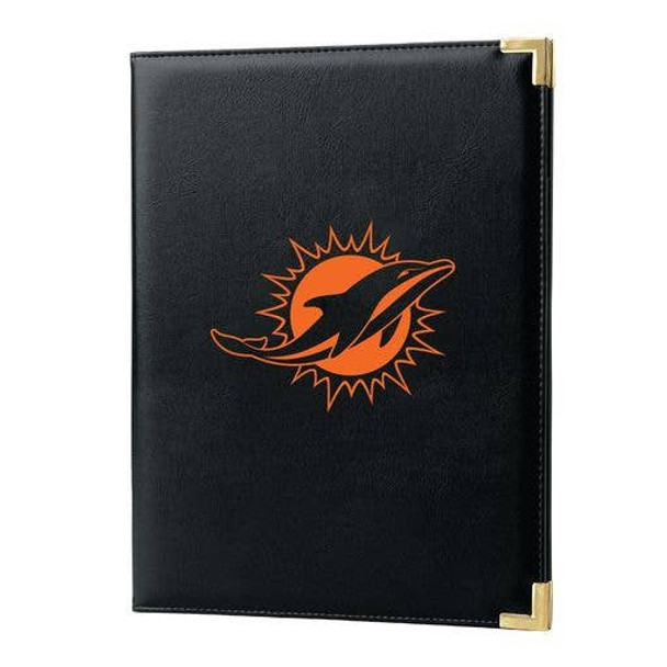 Miami Dolphins Black Padfolio