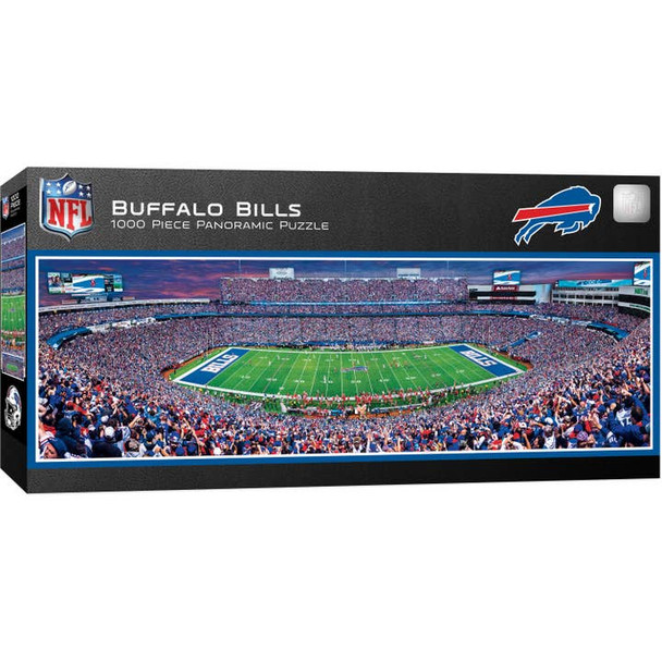Buffalo Bills 1000 Piece Panoramic Puzzle NFL Jigsaw Puzzle Fan Activity - Center View