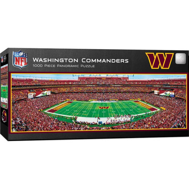 Washington Commanders 1000 Piece Panoramic Puzzle - Center View