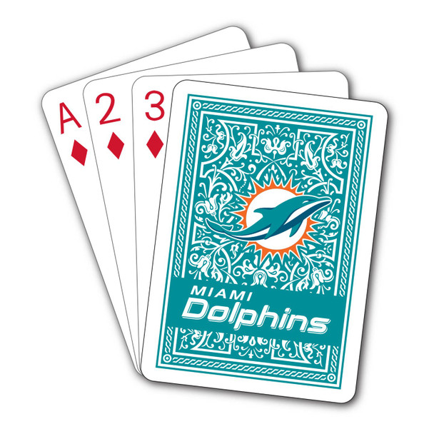Miami Dolphins Playing Cards