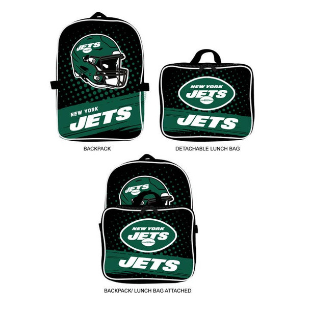 New York Jets Backpack Lunchbox Set