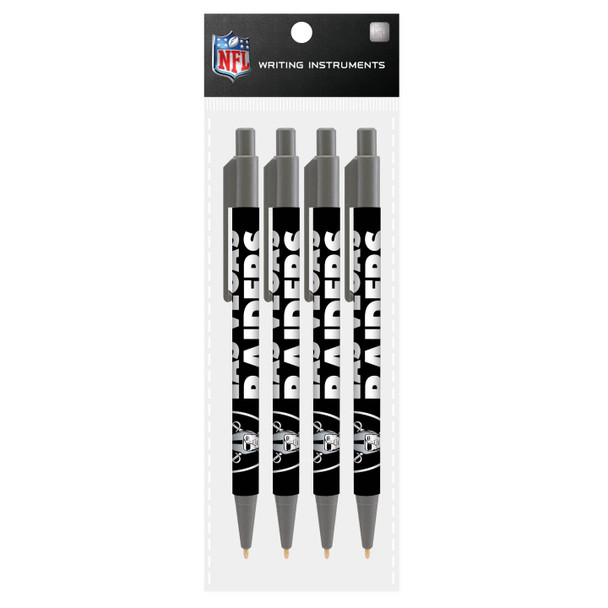 Las Vegas Raiders 4 Pack Cool Color Pens