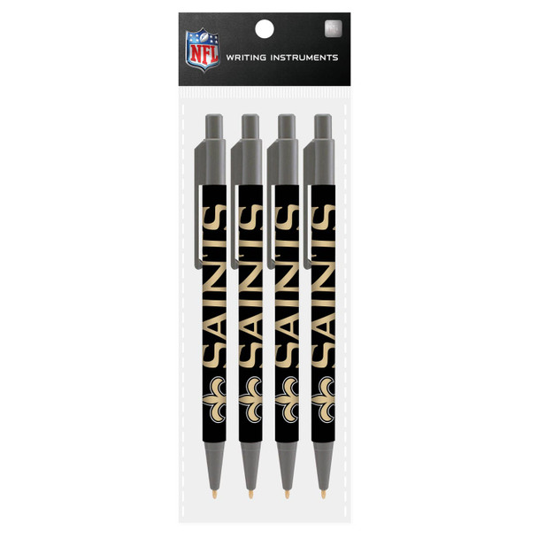 New Orleans Saints 4 Pack Cool Color Pens