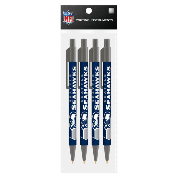 Seattle Seahawks 4 Pack Cool Color Pens