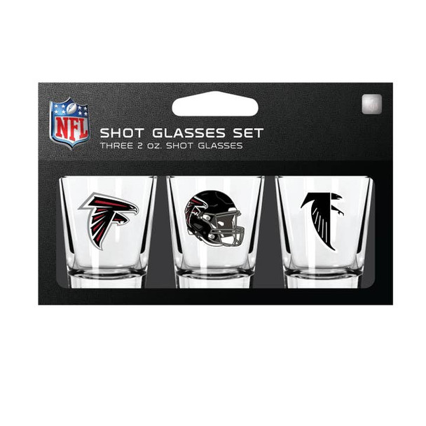 Atlanta Falcons 3-Pack Shot Glass Set