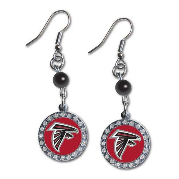 Atlanta FalconsRhinestone Dangle Earrings