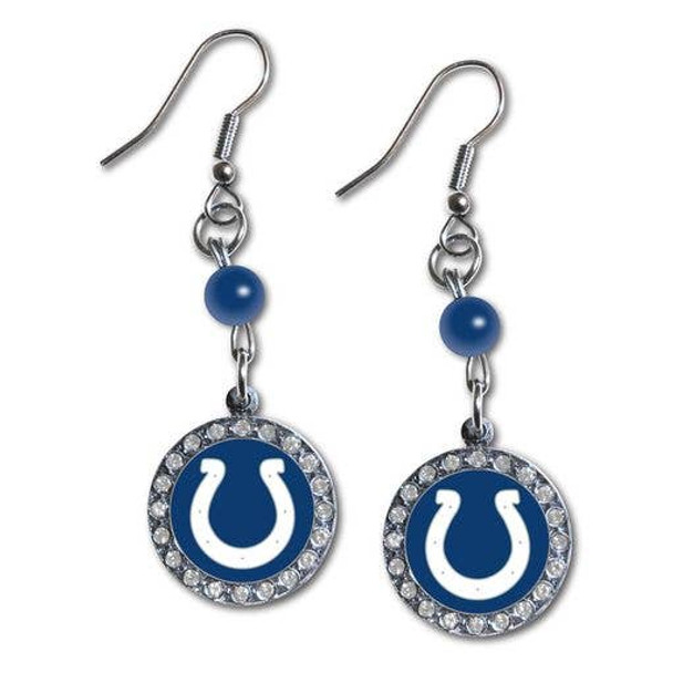 Indianapolis ColtsRhinestone Dangle Earrings
