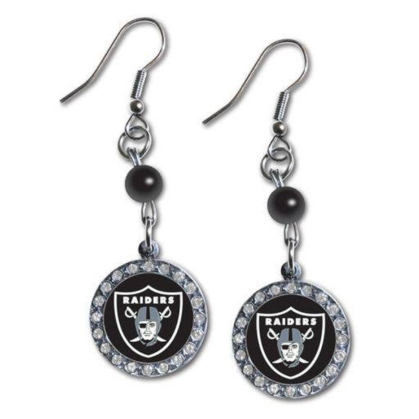 Las Vegas RaidersRhinestone Dangle Earrings