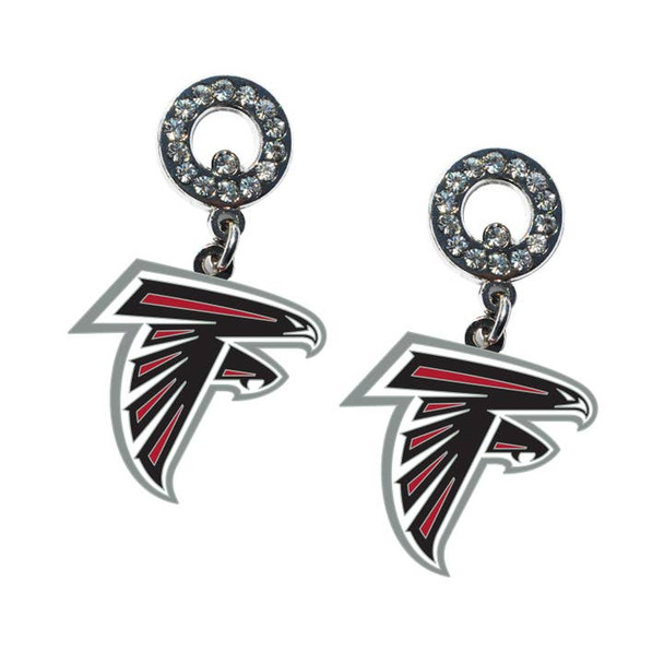 Atlanta Falcons Rhinestone  Earrings