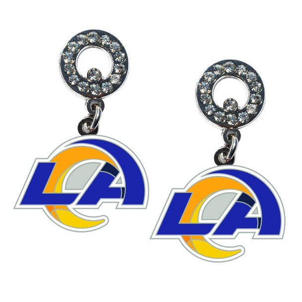 Los Angeles Rams Rhinestone  Earrings