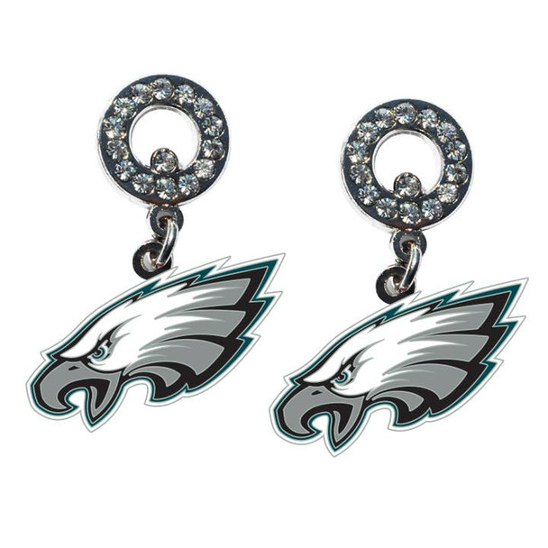 Philadelphia Eagles Rhinestone  Earrings