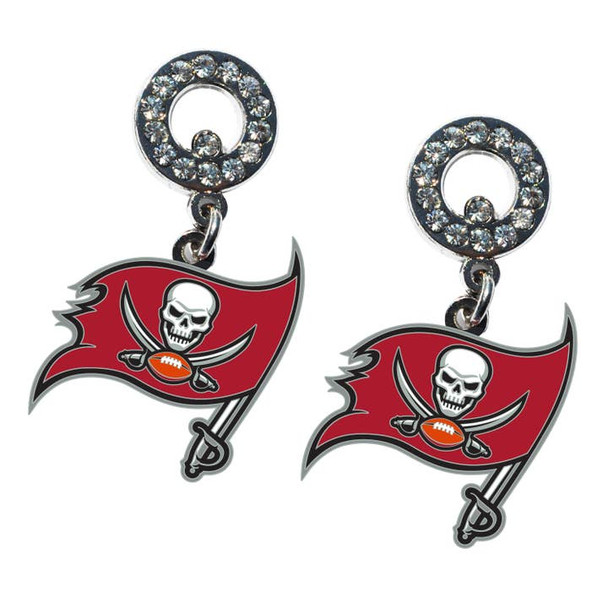 Tampa Bay Buccaneers Rhinestone  Earrings