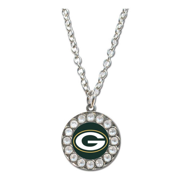 Green Bay Packers Rhinestone Necklace