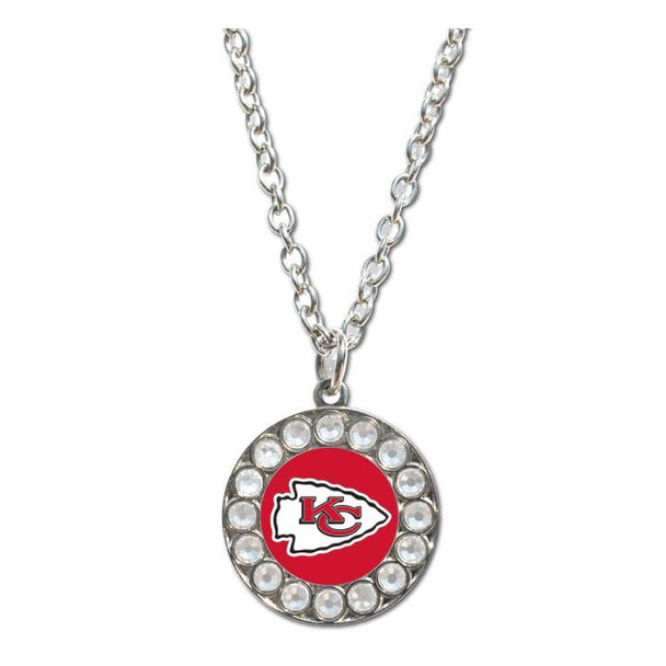 Kansas City Chiefs Rhinestone Necklace