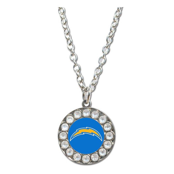 Los Angeles Chargers Rhinestone Necklace