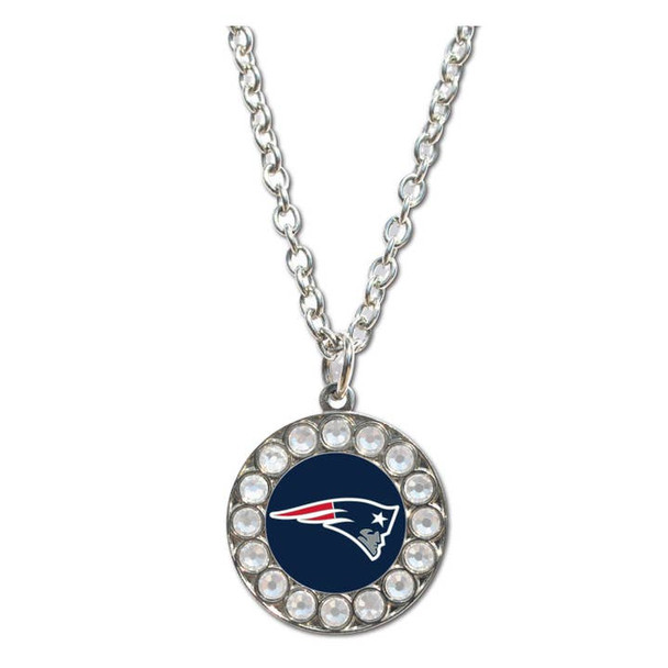 New England Patriots Rhinestone Necklace