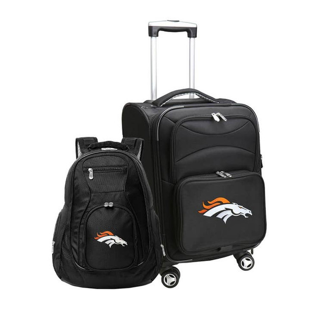 Denver Broncos 21" Carry-On & Backpack Set