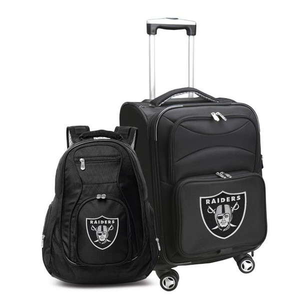 Las Vegas Raiders 21" Carry-On & Backpack Set