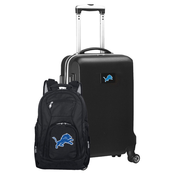 Detroit Lions Deluxe 2 Piece Backpack & Carry-On Set