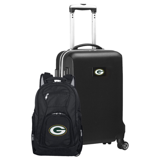 Green Bay Packers Deluxe 2 Piece Backpack & Carry-On Set
