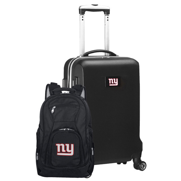 New York Giants Deluxe 2 Piece Backpack & Carry-On Set