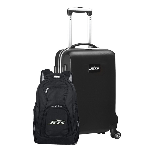 New York Jets Deluxe 2 Piece Backpack & Carry-On Set