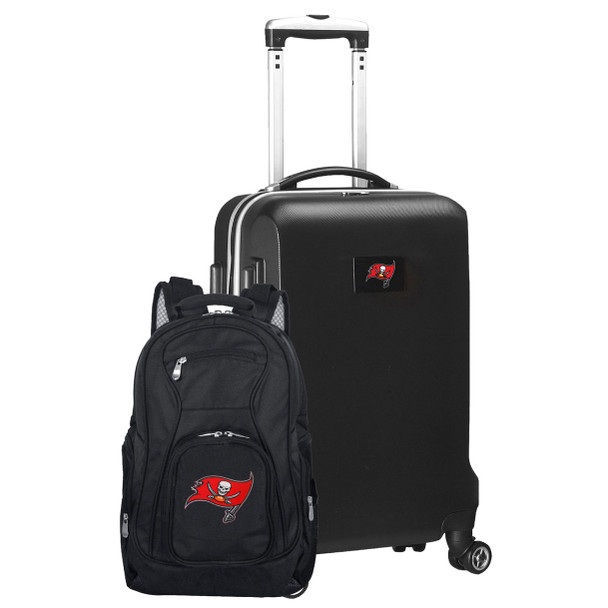 Tampa Bay Buccaneers Deluxe 2 Piece Backpack & Carry-On Set