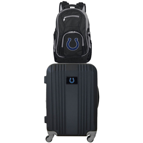 Indianapolis Colts Premium 2 Piece Backpack & Carry-On Set
