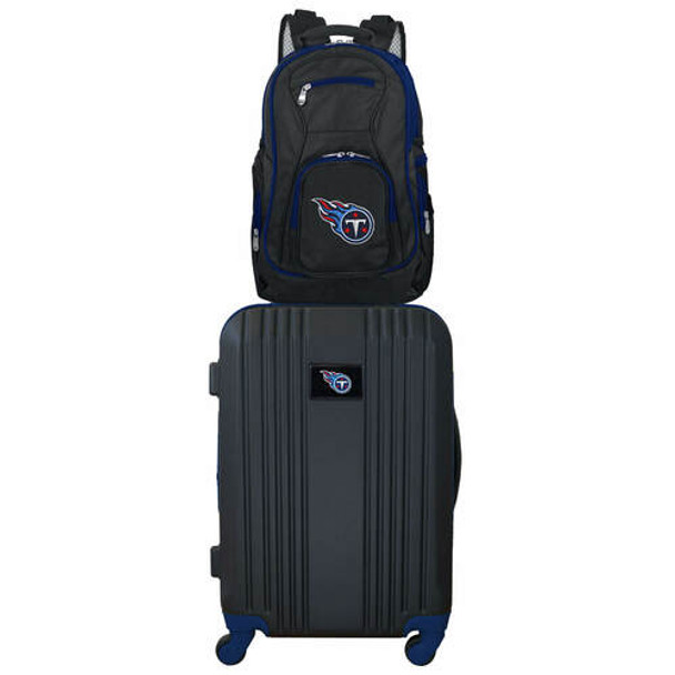 Tennessee Titans Premium 2 Piece Backpack & Carry-On Set