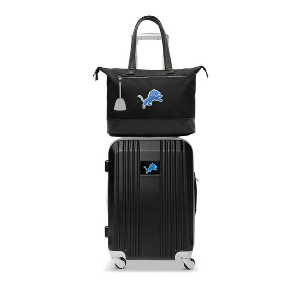 Detroit Lions Laptop Tote Bag and Luggage Set