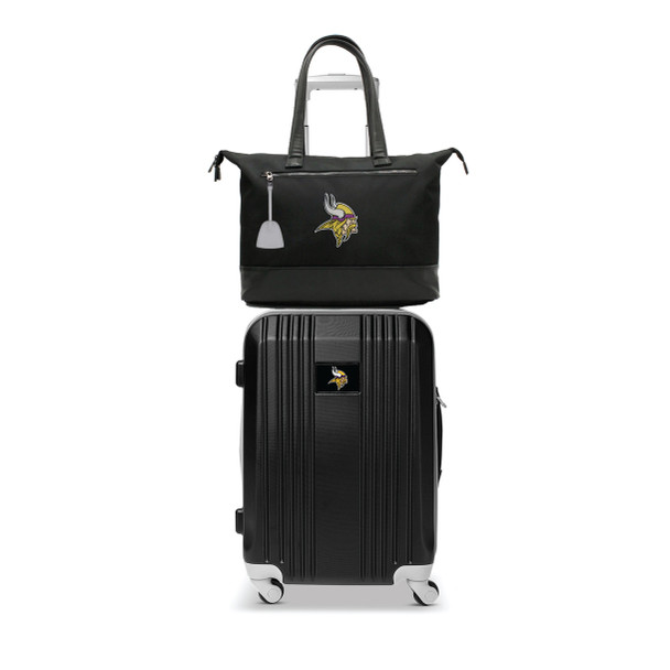 Minnesota Vikings Laptop Tote Bag and Luggage Set