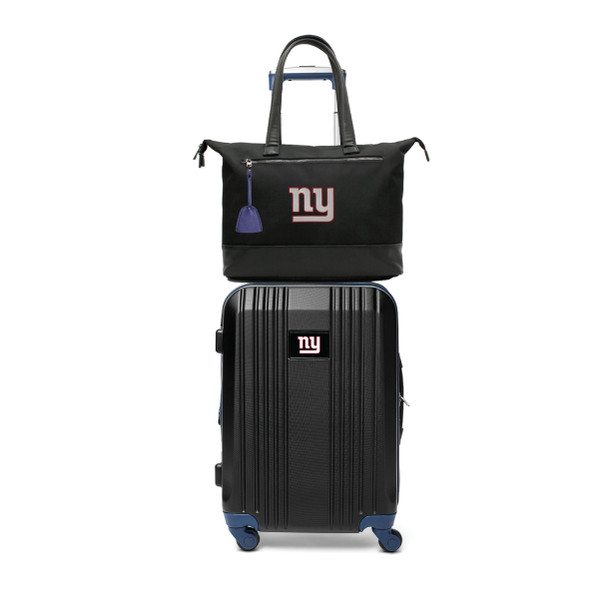 New York Giants Laptop Tote Bag and Luggage Set