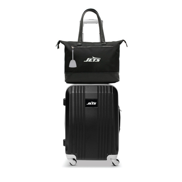 New York Jets Laptop Tote Bag and Luggage Set