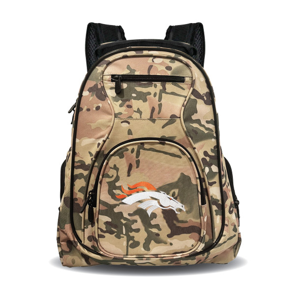 Denver Broncos 19" Premium Camo Laptop Backpack