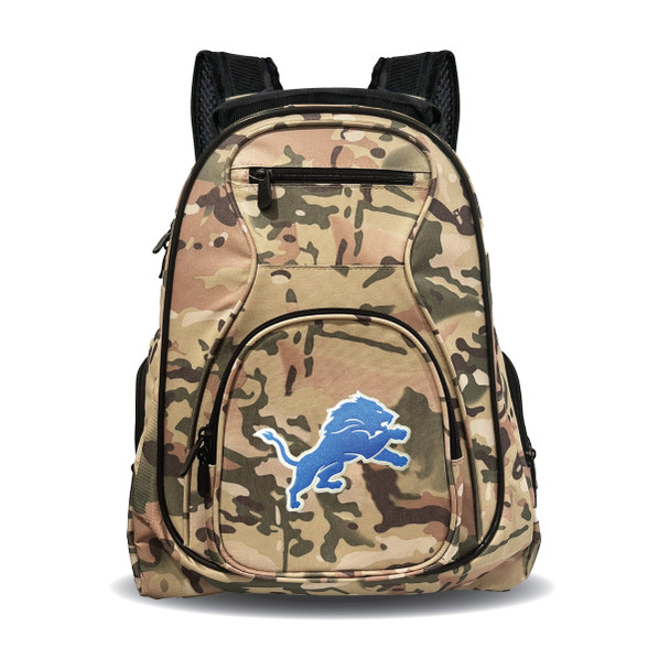 Detroit Lions 19" Premium Camo Laptop Backpack