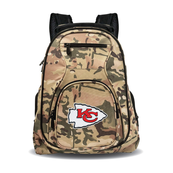 Kansas City Chiefs 19" Premium Camo Laptop Backpack
