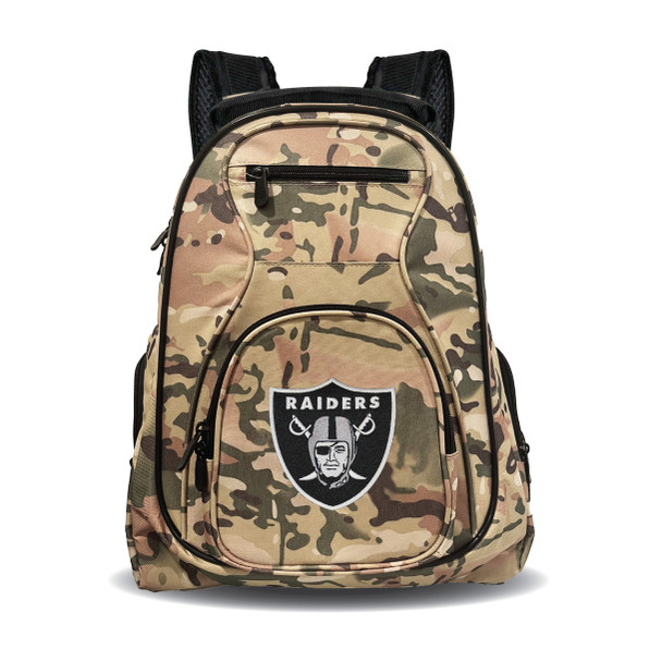 Las Vegas Raiders 19" Premium Camo Laptop Backpack
