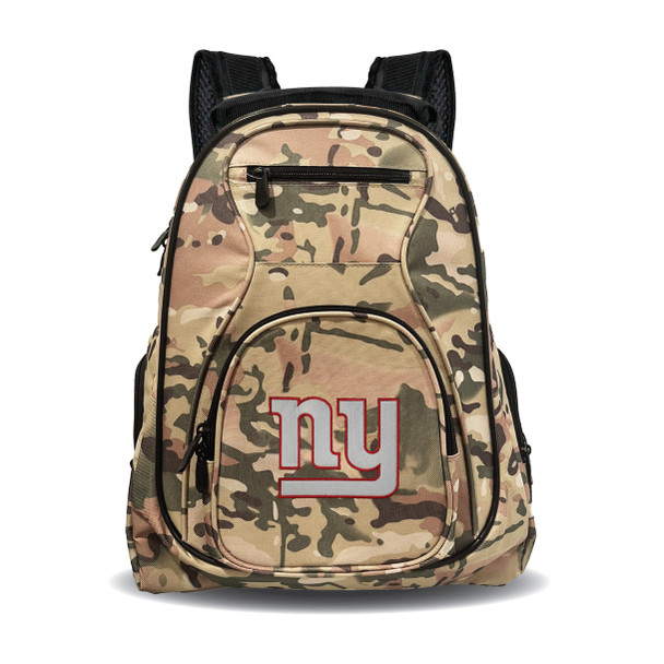 New York Giants 19" Premium Camo Laptop Backpack