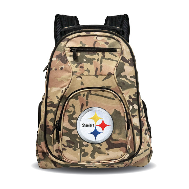 Pittsburgh Steelers 19" Premium Camo Laptop Backpack