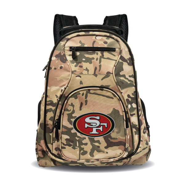 San Francisco 49ers 19" Premium Camo Laptop Backpack