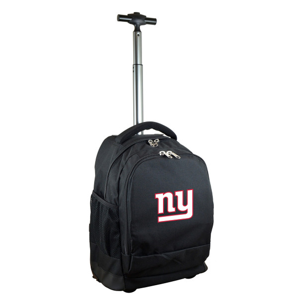 New York Giants 19" Premium Wheeled Backpack - Black