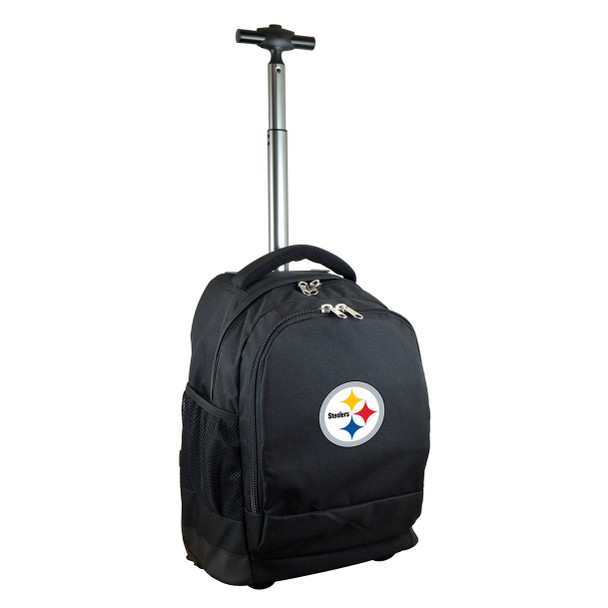 Pittsburgh Steelers 19" Premium Wheeled Backpack - Black